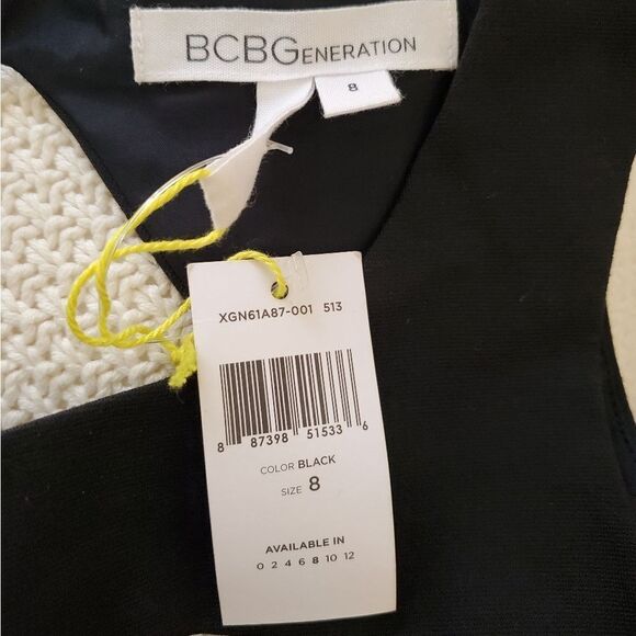 ✨ BCBGeneration ✨ Sequin Cutout Bodycon Mini Dress - [Size 8, Black] - Picture 10 of 11